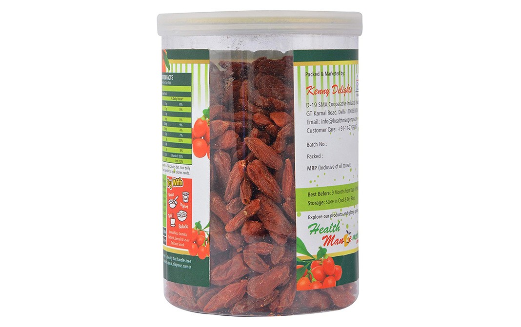 Kenny Delights Organic Gojiberry    Jar  150 grams